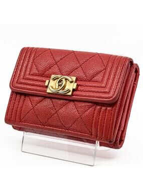 Chanel Boy / Matelasse Trifold Wallet #284539C38B